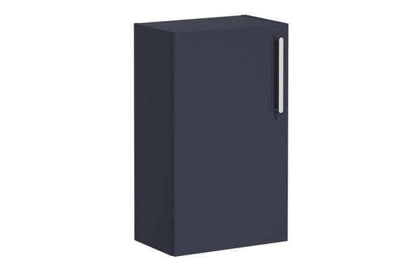 VitrA Root Flat 40cm 1 Door Slim Lower/Base Unit (LH Hinge) - Matt Dark Blue